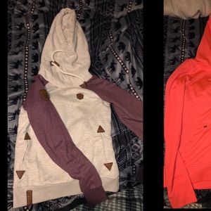 Naketano cowl hood sweatshirt